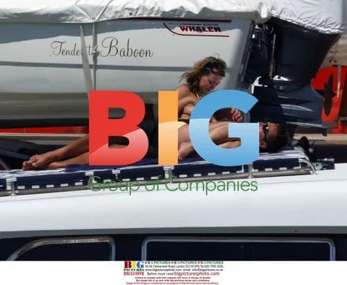 Charlotte Church and Gavin Henson on Boat