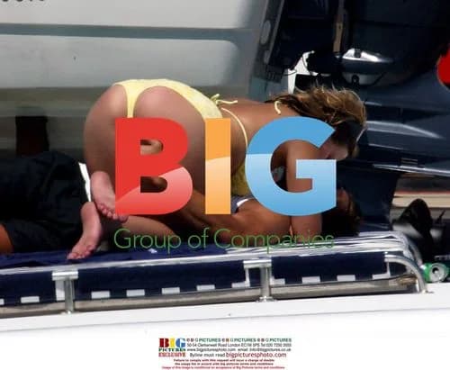 Charlotte Church and Gavin Henson on Boat in Spain
