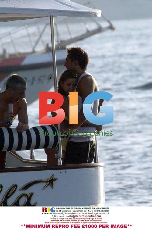 Charlotte Church and Gavin Henson on Boat