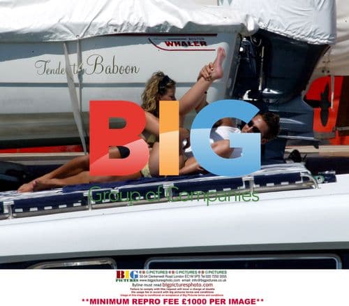 Charlotte Church and Gavin Henson on Boat