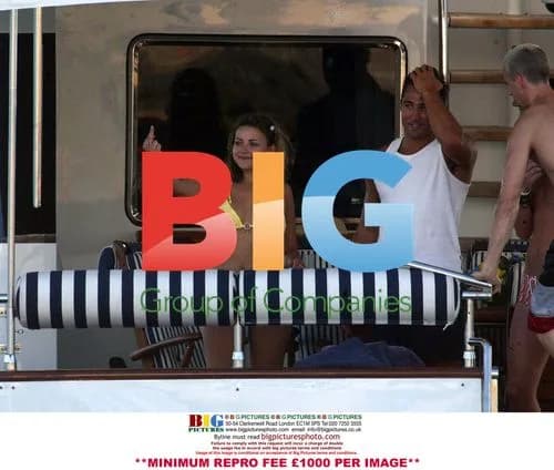 Charlotte Church and Gavin Henson on Boat