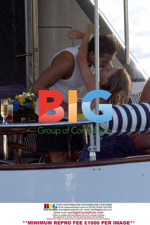 Charlotte Church and Gavin Henson Affectionate on Boat