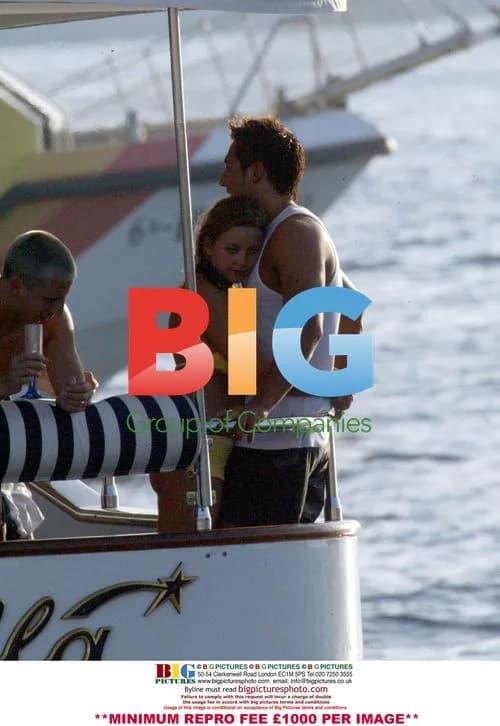 Charlotte Church and Boyfriend Gavin Henson on Boat in Spain