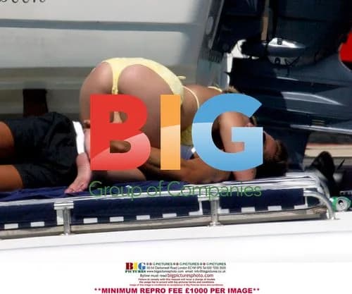 Charlotte Church and Gavin Henson on Boat in Spain