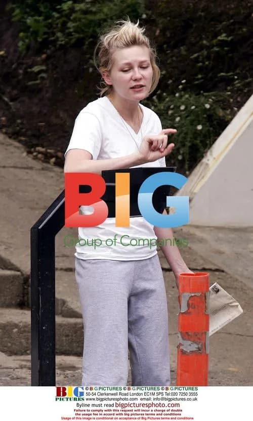 Kirsten Dunst Grumpy Morning Candid