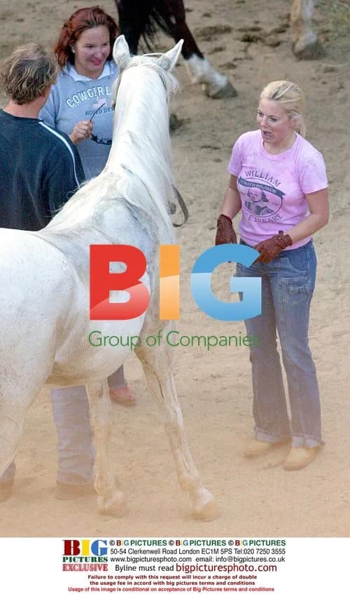 Geri Halliwell Horseback Riding