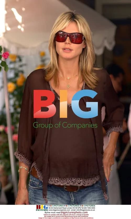 Heidi Klum Eats for Two at The Ivy in Beverly Hills