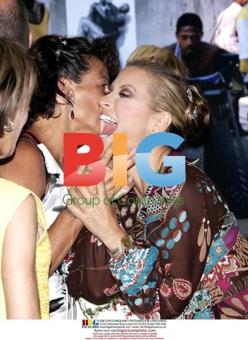 Princess Stephanie and Anastacia at Croix Rouge