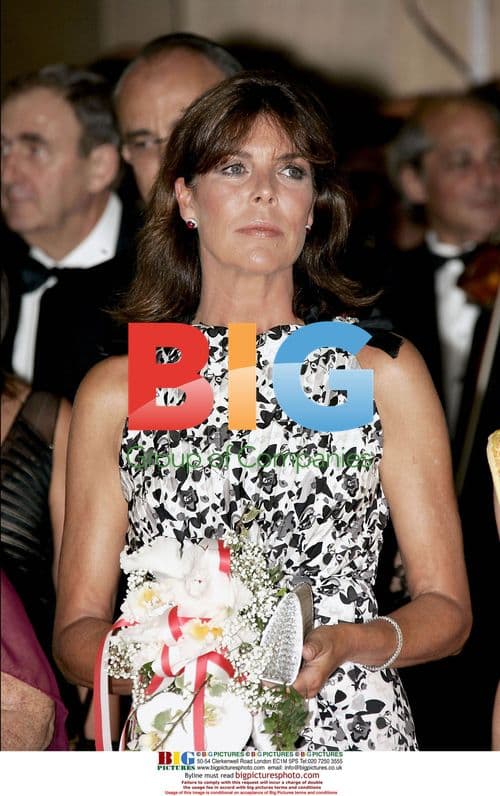 Princess Stephanie and Anastacia at Croix Rouge