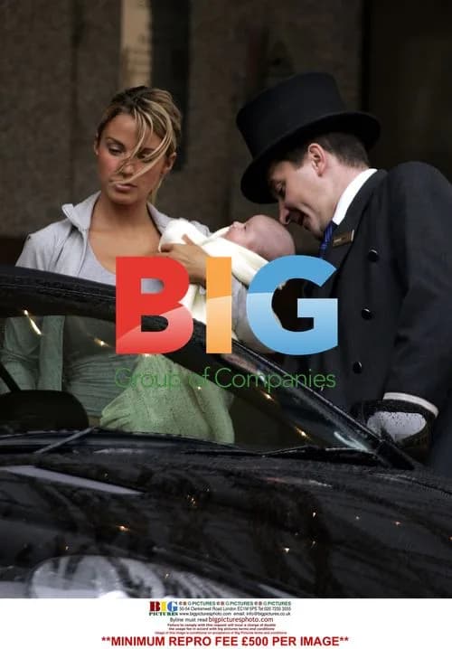 Katie Price and Peter Andre Leave Hotel with Baby