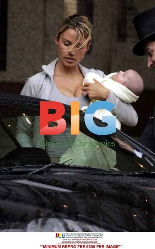 Katie Price and Peter Andre with baby