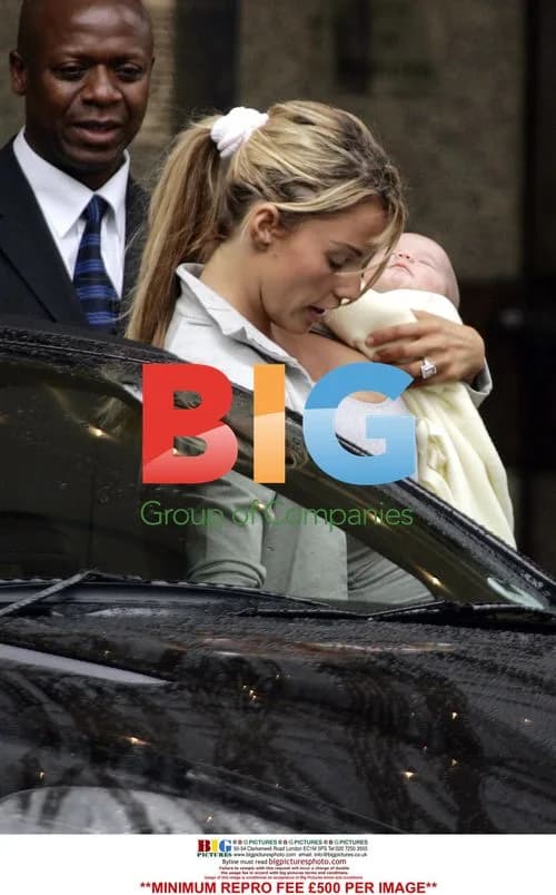 Katie Price and Peter Andre with baby Junior