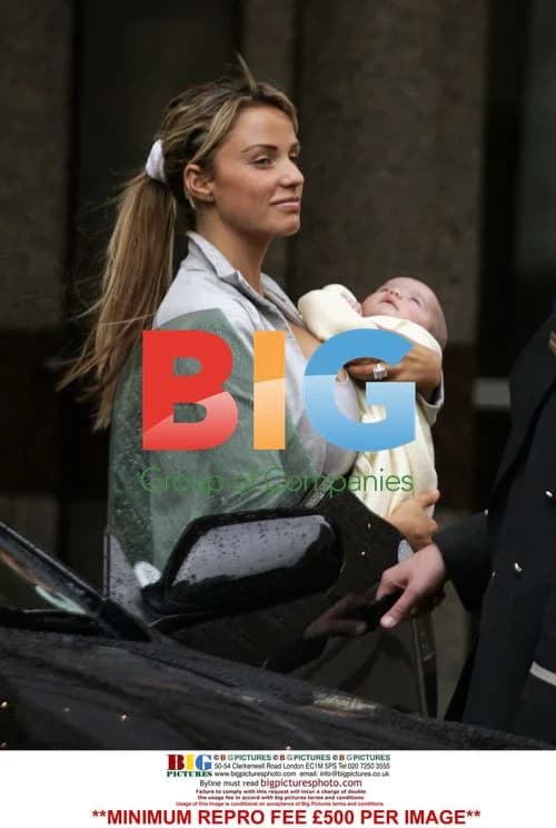 Katie Price and Peter Andre Leave Hotel with Baby