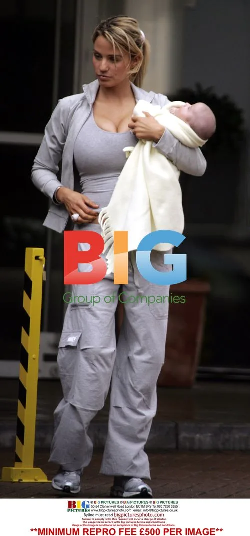 Katie Price and Peter Andre with baby