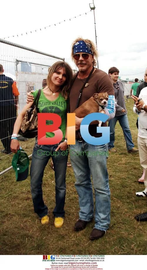 Mickey Rourke at V Festival