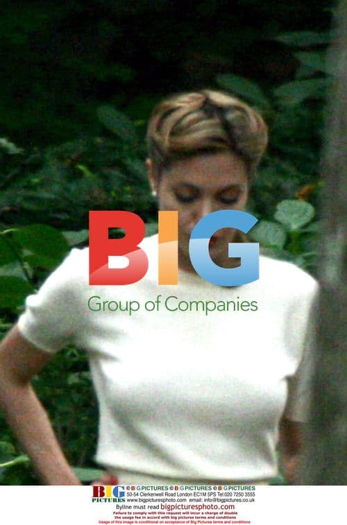 Angelina Jolie on set of "The Good Shepherd"