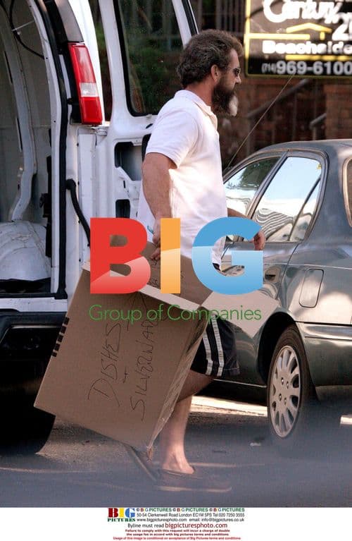 Mel Gibson Helps Daughter Hannah Move