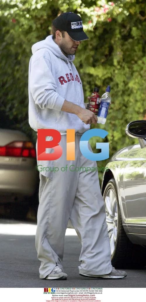 Ben Affleck Leaving Gym with Protein Shake
