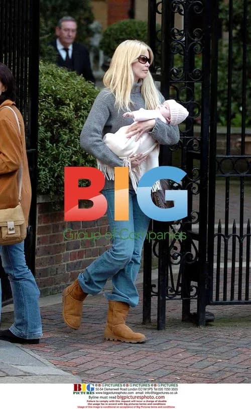 Claudia Schiffer and baby Clementine