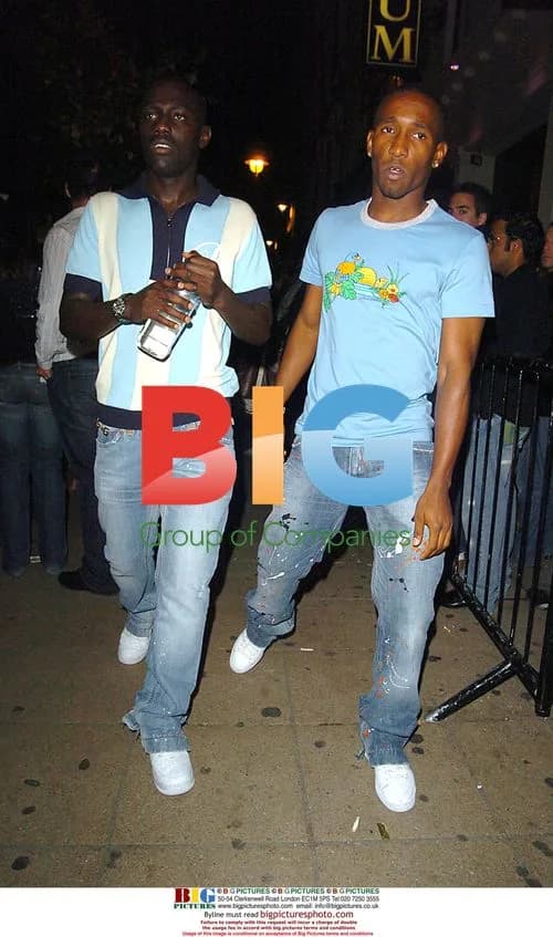 Jermaine Defoe Arrives at Movida Nightclub