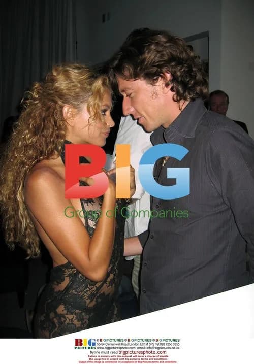 Paulina Rubio & Nicolas Backstage at MTV MVA 2005