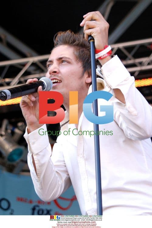 TYLER JAMES performs at Party In The Park