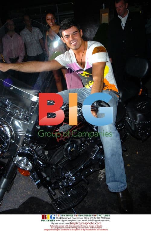 Big Brother 6 winner Anthony Hutton at Jade Goody's salon launch