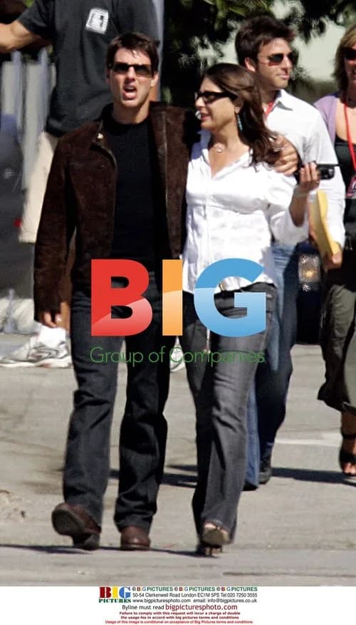 Tom Cruise and Paula Wagner on "Mission Impossible 3" Set