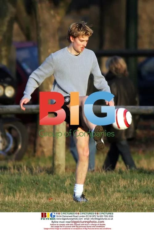 Euan Blair Plays Footie With Mates