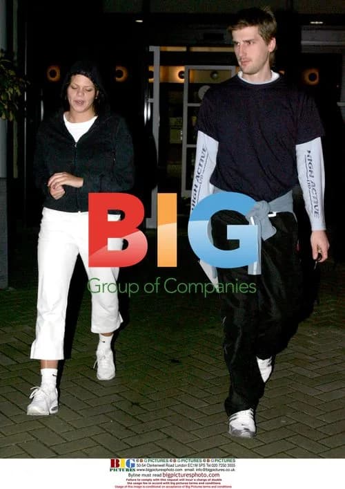 Jade Goody Leaves Gym With Mystery Man
