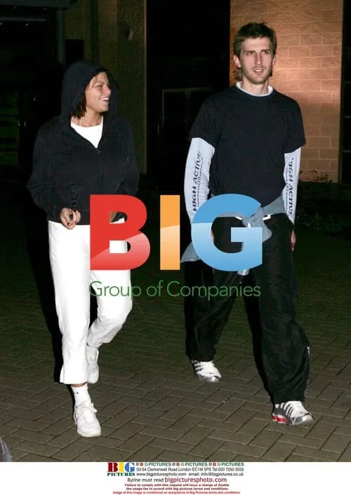 Jade Goody Leaves Gym with Mystery Man