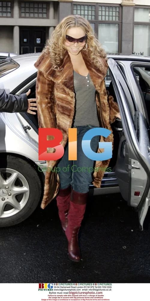 Mariah Carey Arrives at Radio One Studios