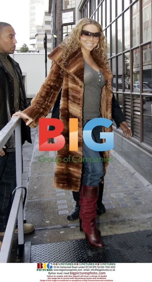 Mariah Carey at Radio One Studios