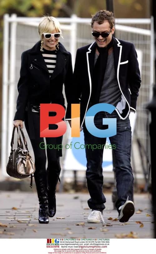 Jude Law and Sienna Miller out in London