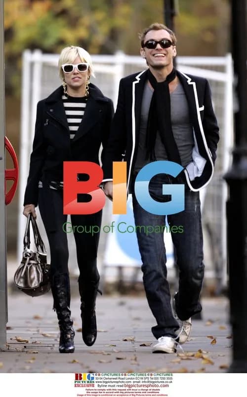 Jude Law and Sienna Miller out in West London