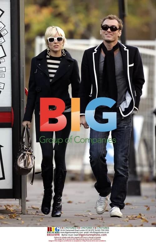 Jude Law and Sienna Miller Seen Out in London