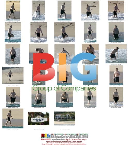 Prince Andrew Relaxes in Central America