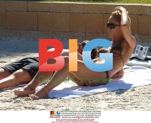 Jenny Frost Enjoys Pool Time After 'I'm a Celeb'