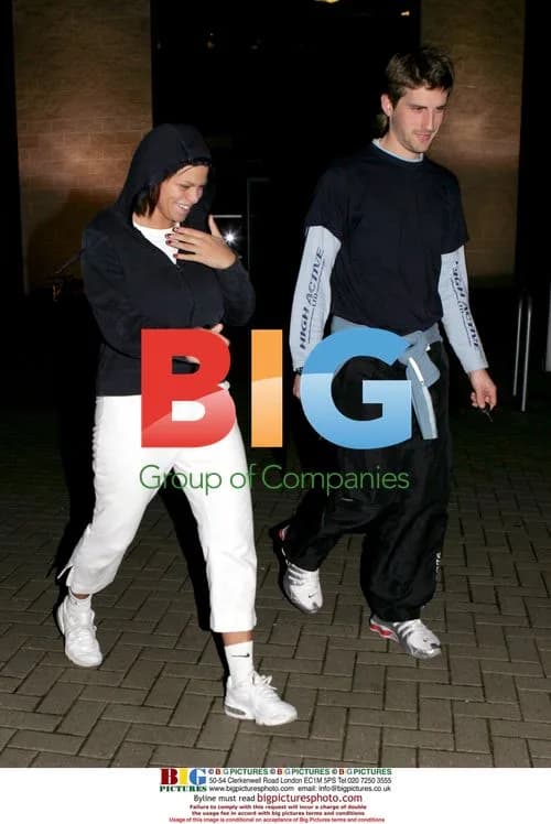 Jade Goody Leaves Gym with Mystery Man