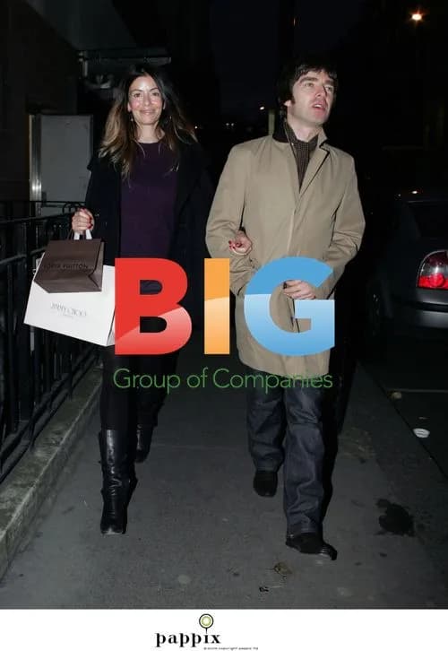 Noel Gallagher and Sara MacDonald Shopping