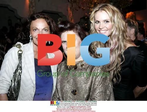 Diane von Furstenberg, Suzy Menkes, Elle Macpherson at Saks Fifth Avenue Party