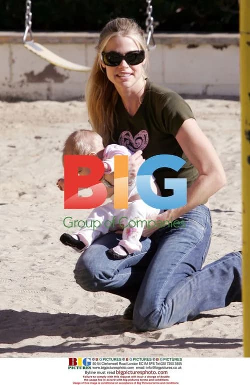 Denise Richards and Children in Malibu