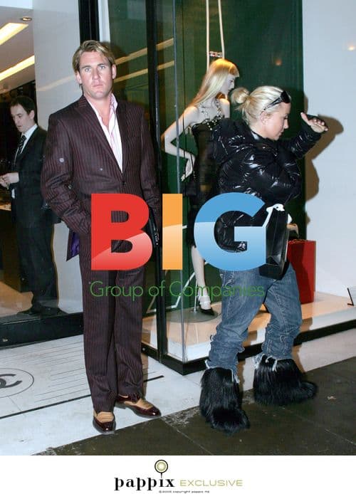 Meg Matthews and Simon Jordan Spotted Shopping