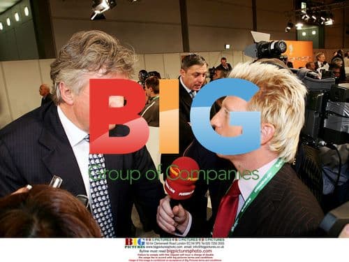 Hiddink interviewed by Becker at 2006 World Cup draw