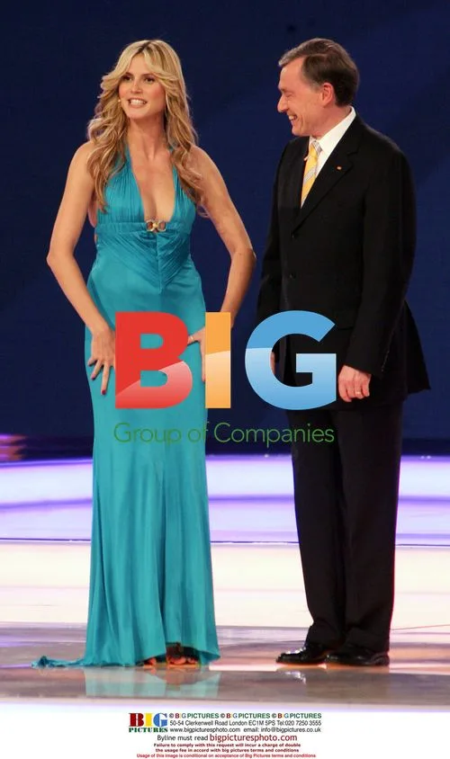 Heidi Klum and Horst Koehler at 2006 World Cup draw