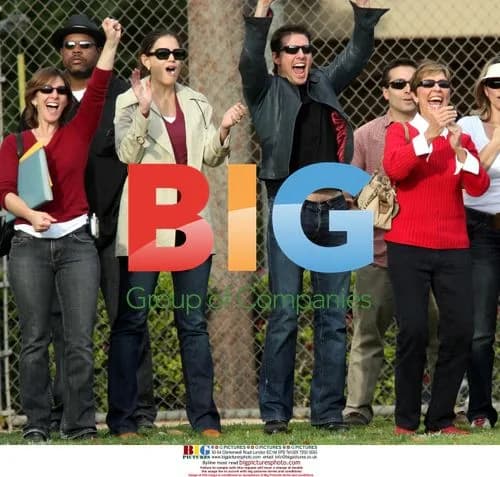 Tom Cruise and Katie Holmes at Daughter's Soccer Game