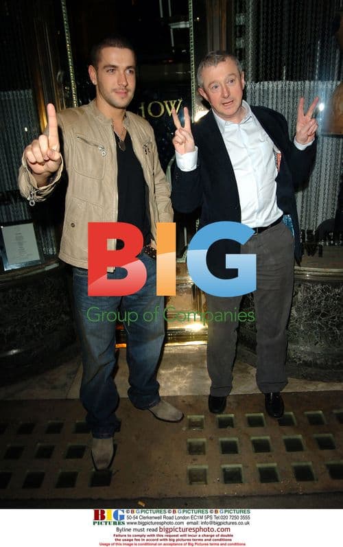 Cowell, Walsh, Sinitta and Shayne Ward at Mr Chows