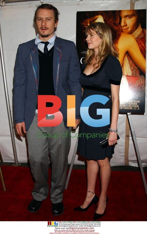 Heath Ledger and Michelle Williams at Casanova premiere