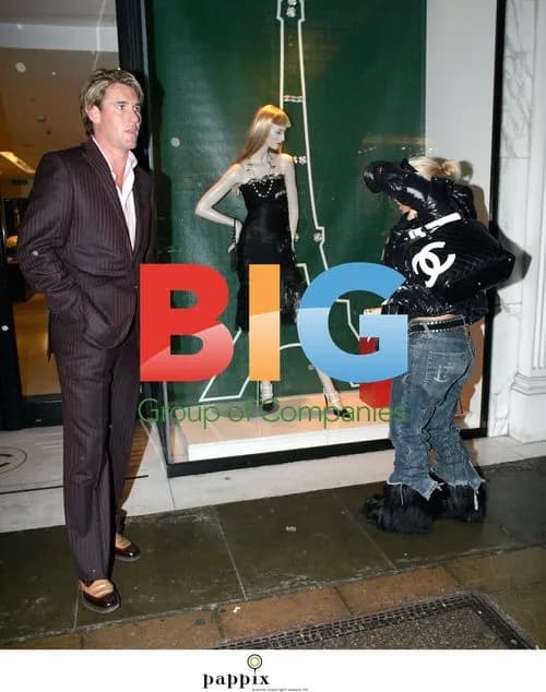 Meg Matthews and Simon Jordan Shopping