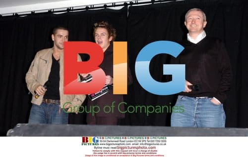 Shayne Ward and Louis Walsh Perform